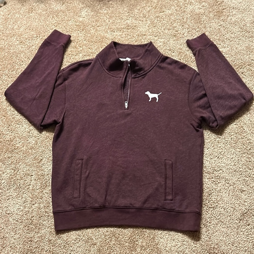 Victoria’s Secret PINK Half Zip Sweatshirt